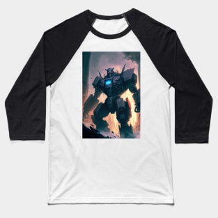 Monster giant robot attacking the city Baseball T-Shirt